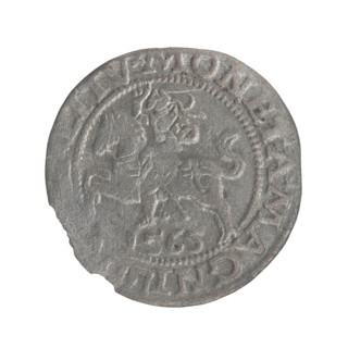 Lithuanian half-grosz, Sigismund II Augustus (King of Poland; 1544–1572); Gabriel Tarlo (ca.