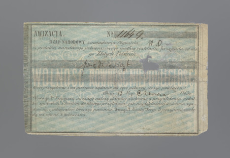 Personal note for 50 Polish zlotys, National Government, receipts, securities, personal receipts,