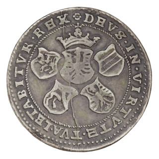 Majnert's forgery of a crown thaler, Sigismund I the Old (King of Poland; 1506–1548), Majnert,