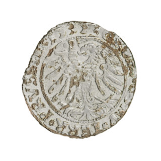 Prussian grosz, Sigismund I the Old (King of Poland; 1506–1548). Obverse: Crowned male bust in