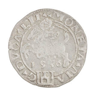 Lithuanian grosz of Sigismund I the Old (king of Poland, 1506–1548). Obverse: Polish eagle; in the