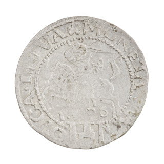 Lithuanian grosz of Sigismund I the Old (King of Poland, 1506–1548). Obverse: Crowned Polish eagle;