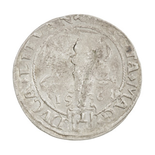 Lithuanian grosz of Sigismund I the Old (King of Poland; reign 1506–1548). Obverse: Polish crowned