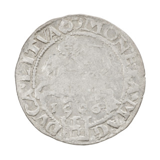 Lithuanian grosz, Sigismund I the Old (King of Poland; 1506–1548). Obverse: Polish eagle with a