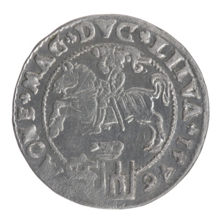 Lithuanian grosz on a Polish foot, Sigismund II Augustus (King of Poland; 1544–1572), Jagiellon