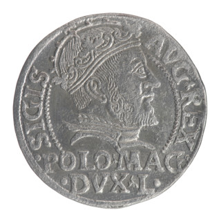 Lithuanian grosz on a Polish foot, Sigismund II Augustus (King of Poland; 1544–1572), Jagiellon