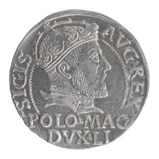 Lithuanian grosz on a Polish foot, Sigismund II Augustus (King of Poland; 1544–1572), Jagiellon