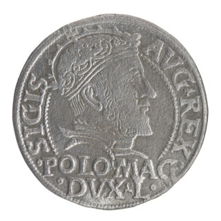 Lithuanian grosz on a Polish foot, Sigismund II Augustus (King of Poland; 1544–1572), Jagiellon
