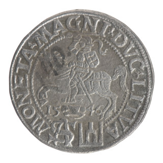 Lithuanian grosz on a Polish foot, Sigismund II Augustus (King of Poland; 1544–1572), Jagiellon