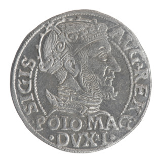 Lithuanian grosz on a Polish foot, Sigismund II Augustus (King of Poland; 1544–1572), Jagiellon