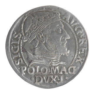 Lithuanian grosz on a Polish foot, Sigismund II Augustus (King of Poland; 1544–1572), Jagiellon
