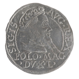 Lithuanian grosz on a Polish foot, Sigismund II Augustus (King of Poland; 1544–1572); Polish coins;