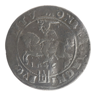 Lithuanian grosz on a Lithuanian foot, Sigismund II Augustus (King of Poland; 1544–1572),