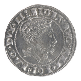Lithuanian grosz on a Lithuanian foot, Sigismund II Augustus (King of Poland; 1544–1572),