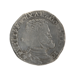 Lithuanian half thaler (mezzo ducato with countersignature), Sigismund II Augustus (King of Poland;