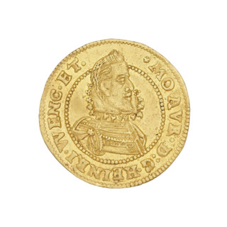 Obverse: bust of Henryk Waclaw right, in armour, in a ruff, in a pearl rim; the ruler's head is