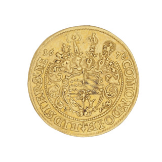 Ducat, Sylwiusz Fryderyk (Duke of Olesnica; 1651–1697). Obverse: bust of the ruler facing right,