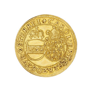 Commemorative ducat on the occasion of the shooting competition in Nysa, Karol (Duke of Nysa;