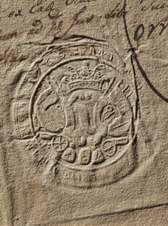 Seal of Antoni Weglenski, Starost of Chelm. Antoni Weglenski (fl. ca. 1769); Witold Zurakowski