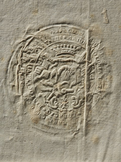 Seal of Jerzy August Wandalin Mniszech, starost general of Greater Poland; starost of Sanok,