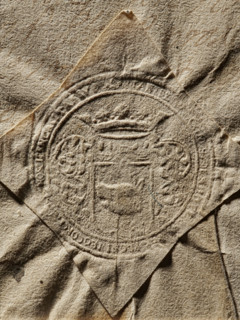 Seal of Stanislaw Denhoff, Starost of Korczyna, Denhoff, Stanislaw Ernest (1673–1728), Zurakowski,