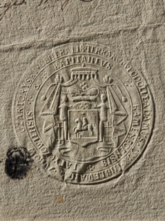 Seal of Adam Czartoryski, Starost of Latyczów; Czartoryski, Adam (fl. ca. 1765); Zurakowski, Witold
