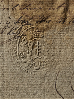 Seal of the Starost of Lublin, Starost of Lublin (ca. 1777), Zurakowski, Witold (?-1927), coat of