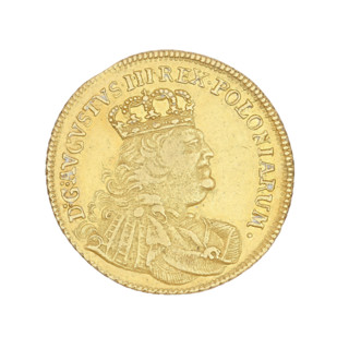 Crown Augustus, Augustus III Sas (King of Poland; 1733–1763), maker: Ernest Dietrich Croll (fl.