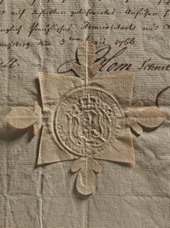 Prussian Admiralty seal, Admiralty, official seals, document seals, seals with coat of arms. Round