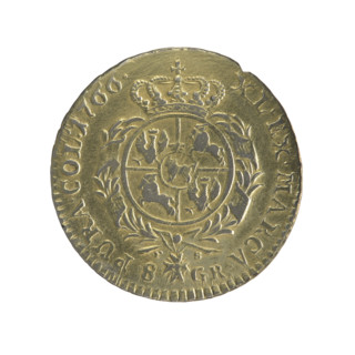 2 zloty crown, Sylm, Frederick William (fl. 1765–1767), publisher; Stanislaw August Poniatowski