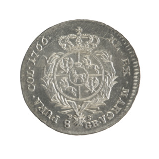 2 gold crown coins, Sylm, Frederick William (fl. 1765–1767); Stanislaw August Poniatowski (King of