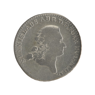 2 gold crown coins, Obverse: Head of Stanislaw August, inscription around the rim: STANISLAUS AUG
