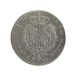 2 gold crown coins, Frederick William (fl. 1765–1767), Stanislaw August Poniatowski (King of