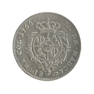 2 gold crown coins, Stanislaw August Poniatowski (King of Poland; 1764–1795), Sylm, Frederick