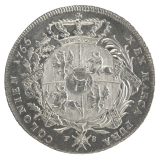 Crown thaler, Sylm, Frederick William (fl. 1765–1767); Stanislaw August Poniatowski (King of
