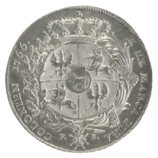 Crown thaler, Sylm, Frederick William (fl. 1765–1767); Stanislaw August Poniatowski (King of