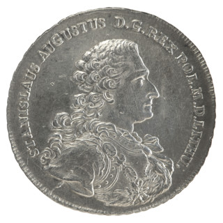 Crown thaler, Sylm, Frederick William (fl. 1765–1767); Stanislaw August Poniatowski (King of