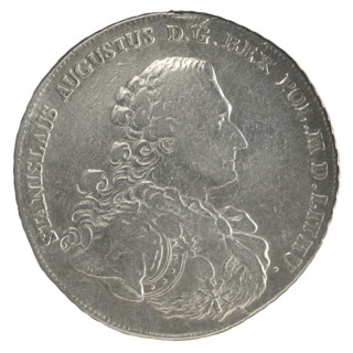 Crown thaler, Sylm, Frederick William (fl. 1765–1767); Stanislaw August Poniatowski (King of Poland