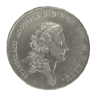 Crown thaler, struck 1770. Maker: Justyn Schröder (Mintmaster of the Warsaw Mint 1768–1772).