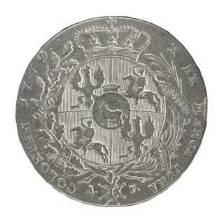 Crown thaler, Partenstein, Antoni (fl. 1772-1774), Stanislaw August Poniatowski (King of Poland;