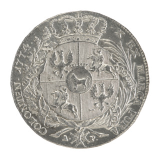 Crown thaler, Partenstein, Antoni (fl. 1772–1774); Stanislaw August Poniatowski (King of Poland,