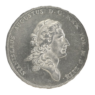 Crown thaler, Brenn, Efraim (fl. 1774–1792); Stanislaw August Poniatowski (King of Poland;