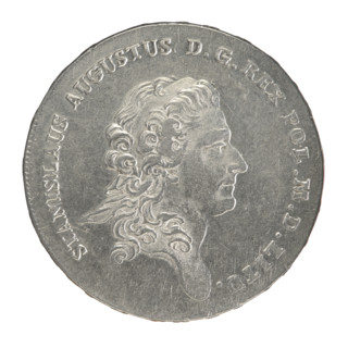 Crown thaler, Stanislaw August Poniatowski (King of Poland; 1764–1795), Brenn, Efraim (fl.
