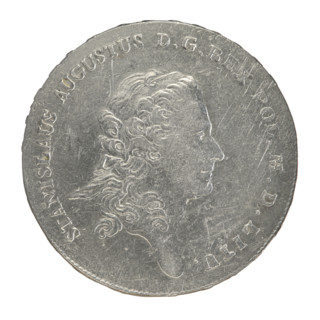 Crown thaler, Brenn, Efraim (fl. 1774–1792); Stanislaw August Poniatowski (King of Poland;