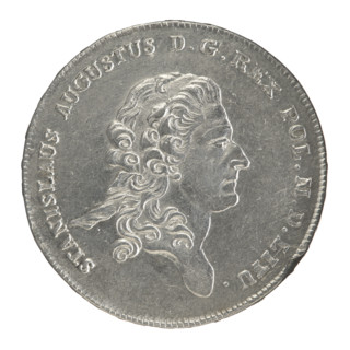 Crown thaler, Brenn, Efraim (fl. 1774-1792); Stanislaw August Poniatowski (King of Poland;