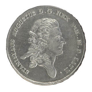 Crown thaler by Brenn, Efraim (fl. 1774–1792) for Stanislaw August Poniatowski (King of Poland;