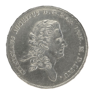 Crown thaler by Brenn, Efraim (fl. 1774-1792) depicting Stanislaw August Poniatowski (King of