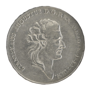 Crown thaler, Brenn, Efraim (fl. 1774–1792); Stanislaw August Poniatowski (King of Poland;