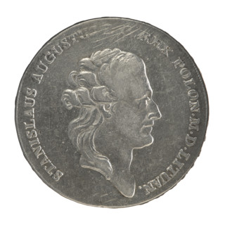 Crown thaler, Brenn, Efraim (fl. 1774–1792). Stanislaw August Poniatowski (King of Poland;