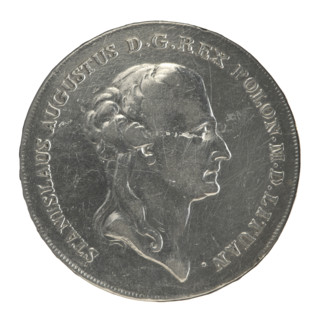 Crown thaler, Brenn, Efraim (fl. 1774–1792); Stanislaw August Poniatowski (King of Poland;